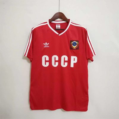 1986 Soviet Union Home Retro Soccer Jersey