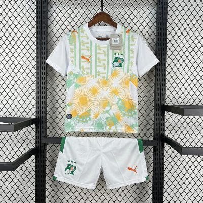 2026 Ivory Coast Away Kids Soccer Jersey Size 16-28