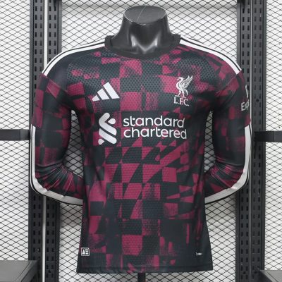 26/27 Liverpool Third Long Sleeve Player Version Soccer Jersey