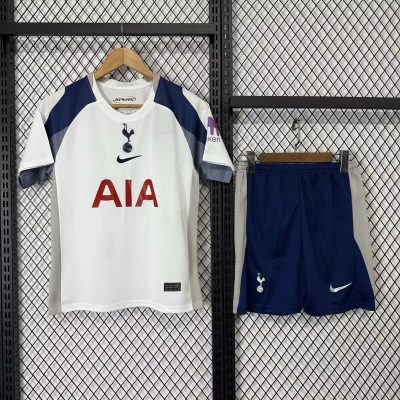 25/26 Tottenham Hotspur Home Kids Soccer Jersey Size 16-28