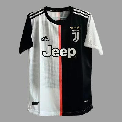 19/20 Juventus Home Player Version Retro Soccer Jersey