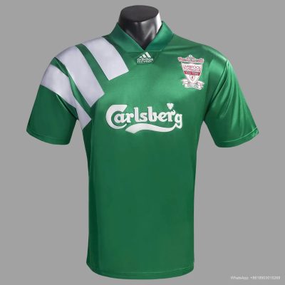 92/93 Liverpool Away Retro Soccer Jersey