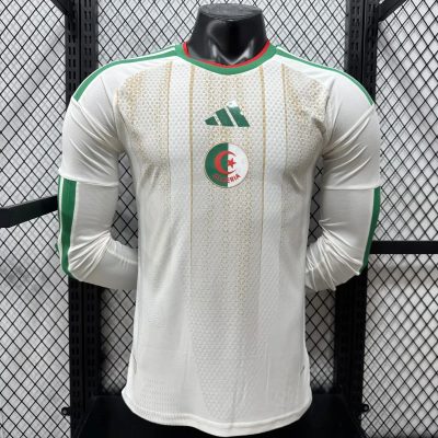 2026 Algeria Home Long Sleeve Player Version Soccer Jersey