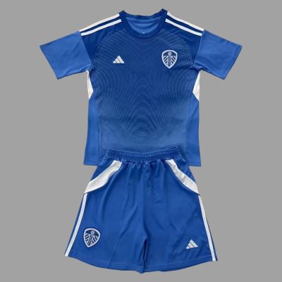 25/26 Leeds Goalkeeper 1 Kids Soccer Jersey Size 16-28