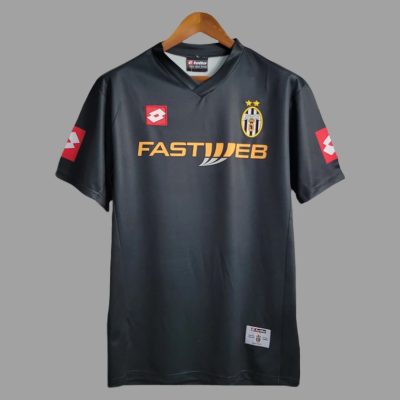 01/02 Juventus Away Retro Soccer Jersey