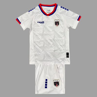 2026 Cape Verde Away Kids Soccer Jersey Size 16-28