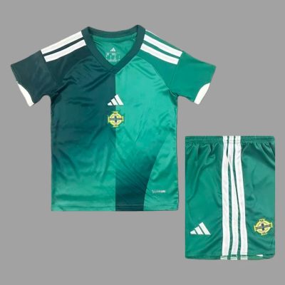 2026 Northern Ireland Home Kids Soccer Jersey Size 16-28