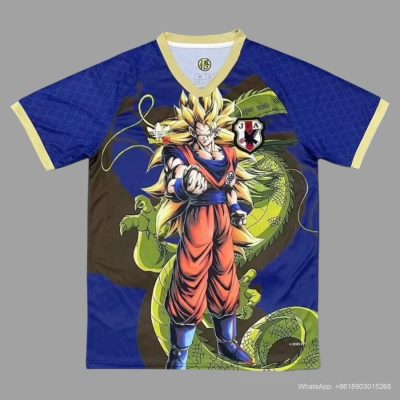 2024 Japan Saiyan Version Blue Soccer Jersey