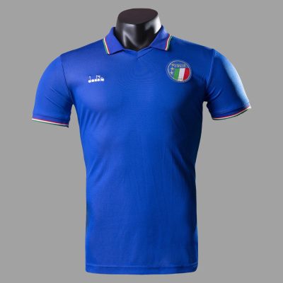1990 Italy Home Retro Soccer Jersey