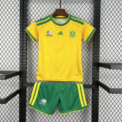 2026 South Africa Home Kids Soccer Jersey Size 16-28