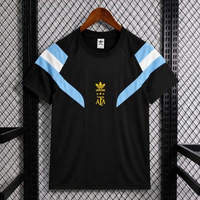 2026 Argentina Lifestyle Black Short Sleeve Sweatshirt