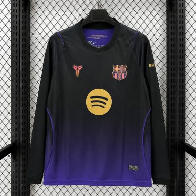 26/27 Barcelona Away Long Sleeve Jersey Soccer Jersey