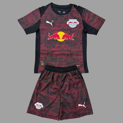 25/26 Leipzig Red Bulls Third Kids Soccer Jersey Size 16-28