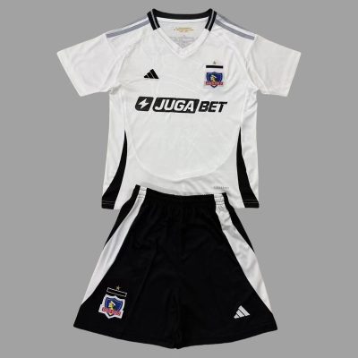 2025 Colo-Colo Home Kids Soccer Jersey Size 16-28