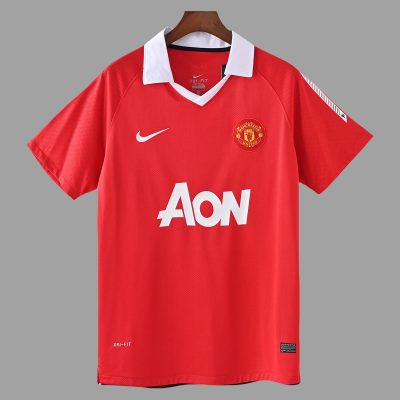10/11 Manchester United Home Retro Soccer Jersey