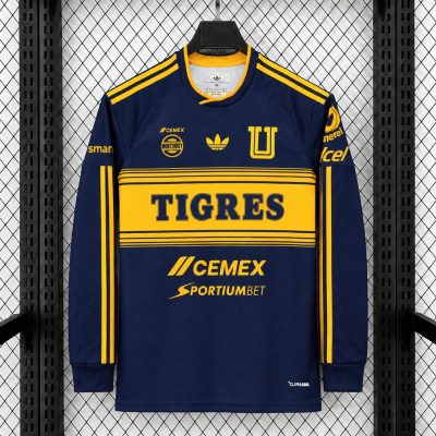 26/27 Tigres UANL Away Long Sleeve Soccer Jersey