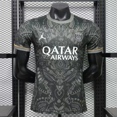 26/27 Paris Saint-Germain Special Edition Black Elephant Print Player Version Soccer Jersey