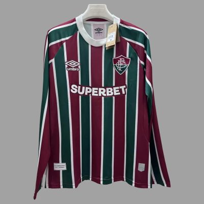 2025 Fluminense Home Long Sleeve Soccer Jersey