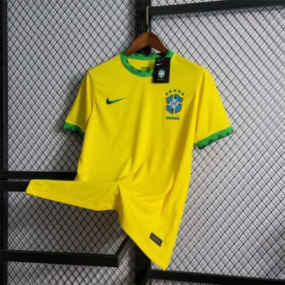 2021 Brazil Home Retro Soccer Jersey