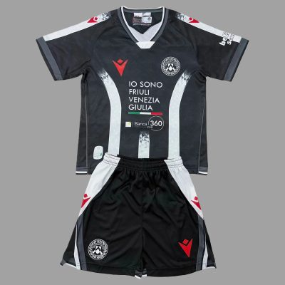 25/26 Udinese Home Kids Soccer Jersey Size 16-28