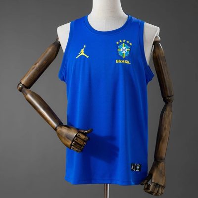 2026 Brazil Training Vest Blue