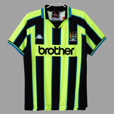 98/99 Manchester City Away Retro Soccer Jersey