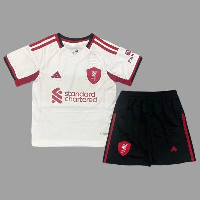 25/26 Liverpool Away Kids Soccer Jersey Size 16-28