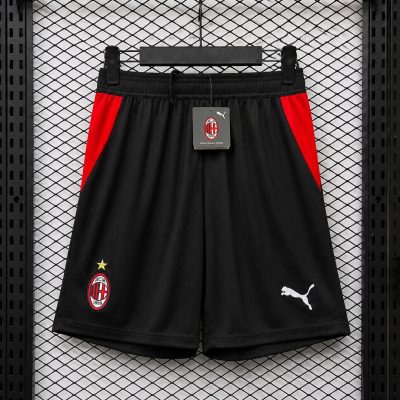 26/27 AC Milan Home Black Soccer Shorts
