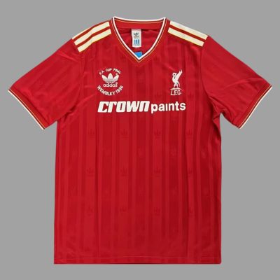 85/86 Liverpool Home Retro Soccer Jersey