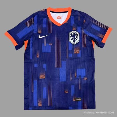 2024 Netherlands away soccer jersey