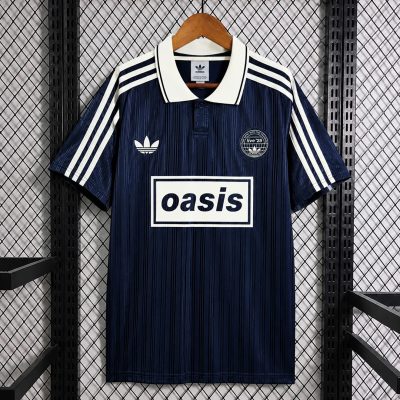Adidas x Oasis Navy Soccer Jersey