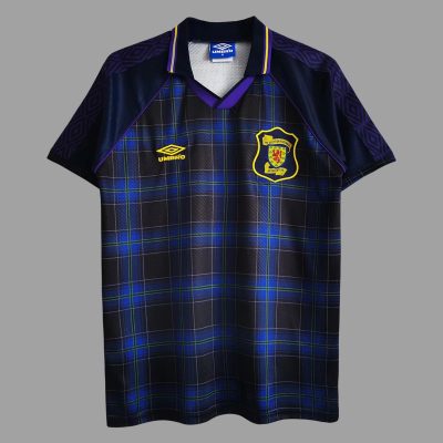1994 Scotland Home Retro Soccer Jersey