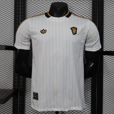 25/26 Manchester United Terrace Icons White Yellow Shirt
