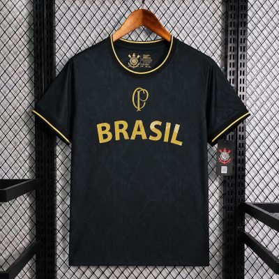 2026 Corinthians Special Brasil Black Soccer Jersey