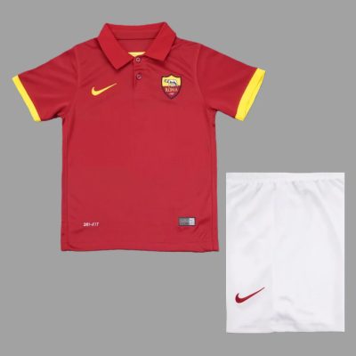 14/15 Roma Home Kids Retro Soccer Jersey Size 16-28