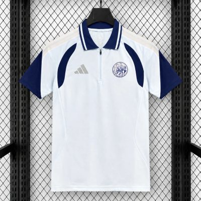 26/27 Ajax Training White Soccer Jersey