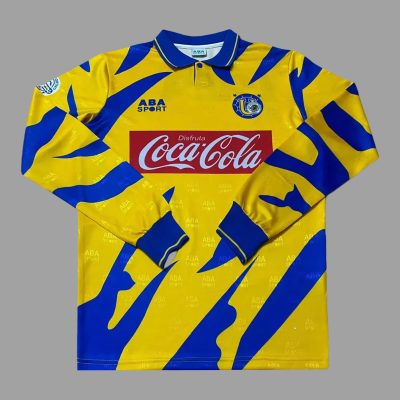 95/96 Tigres UANL Home Long Sleeve Retro Soccer Jersey