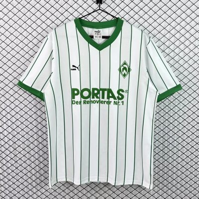 88/89 Werder Bremen Home Retro Soccer Jersey