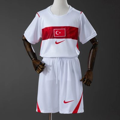 2026 Turkey Away Kids Soccer Jersey Size 16-28