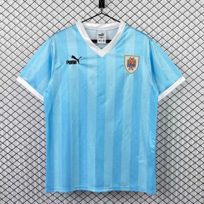 1990 Uruguay Home Retro Soccer Jersey