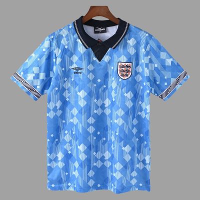 1990 England Third Retro Soccer Jersey