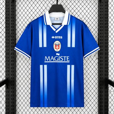 01/02 Como Home Retro Soccer Jersey