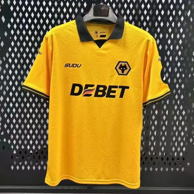 25/26 Wolverhampton Wanderers Wolves Home Soccer Jersey