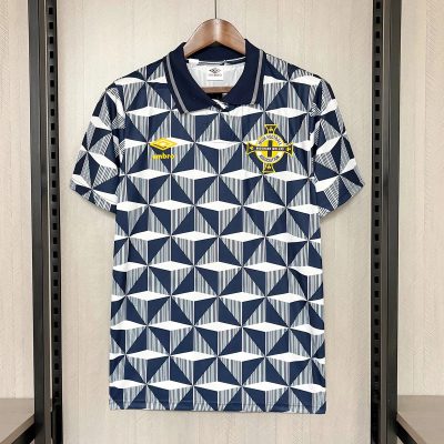 1990 Northern Ireland Away Retro Soccer Jersey