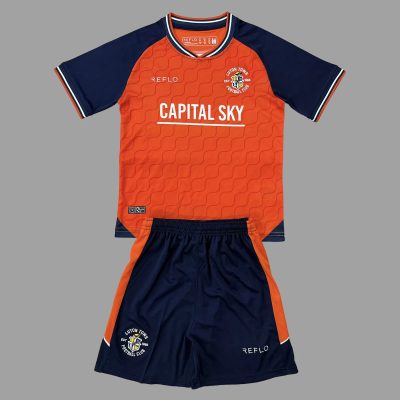 25/26 Luton Town Home Men Kids Soccer Jersey Size 16-2XL
