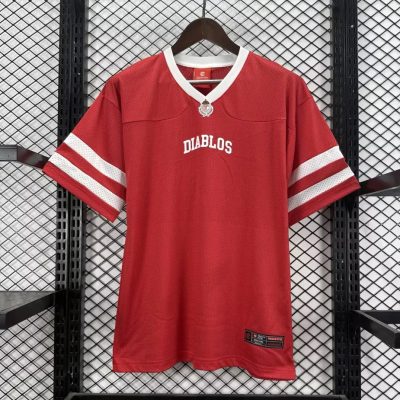 25/26 Toluca US Pack Cyan Red Shirt