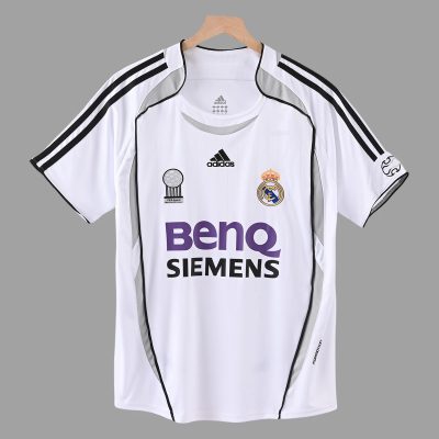06/07 Real Madrid Home Retro Soccer Jersey