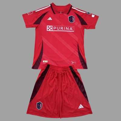 2025 Saint Louis Home Kids Soccer Jersey Size 16-28