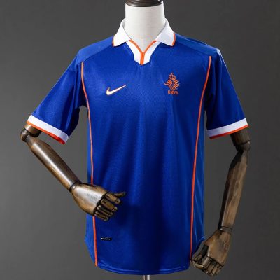 1998 Netherlands Away Retro Soccer Jersey
