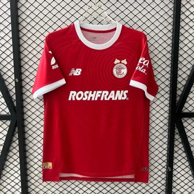 25/26 Toluca Champions Version Soccer Jersey